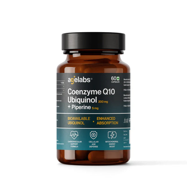 CoQ10 (Ubiquinol) 200 mg with Piperine | Cellular Energy & Heart Health