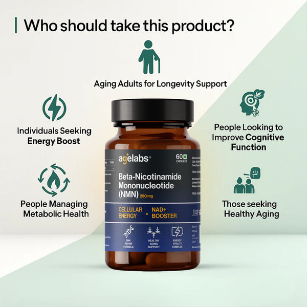 Beta-Nicotinamide Mononucleotide (NMN) 250 mg | Cellular Energy & Longevity Support